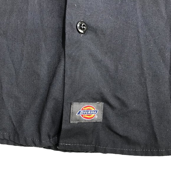 Big and Tall Men's Button Down Black Orange Tag  Size 5XL - Picture 2 of 7